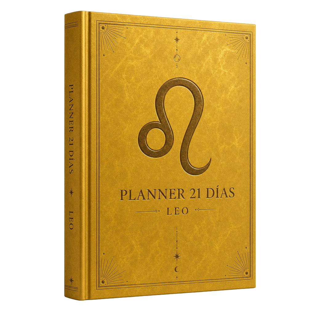 Portada del Planner de Transformación de 21 Días para Leo