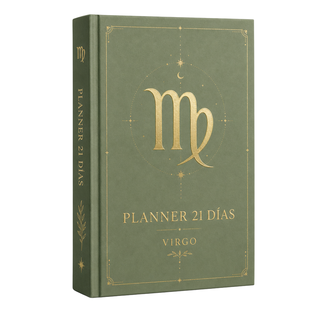 Portada del Planner de Transformación de 21 Días para Virgo